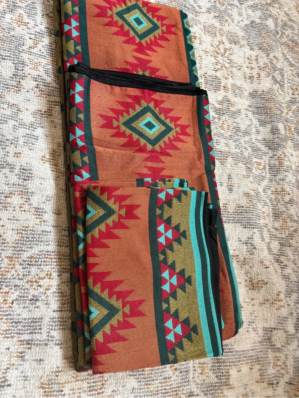 Kinara Los Pinos King Southwestern Aztec Tribal Bedspread Set Western Bedding 3P
